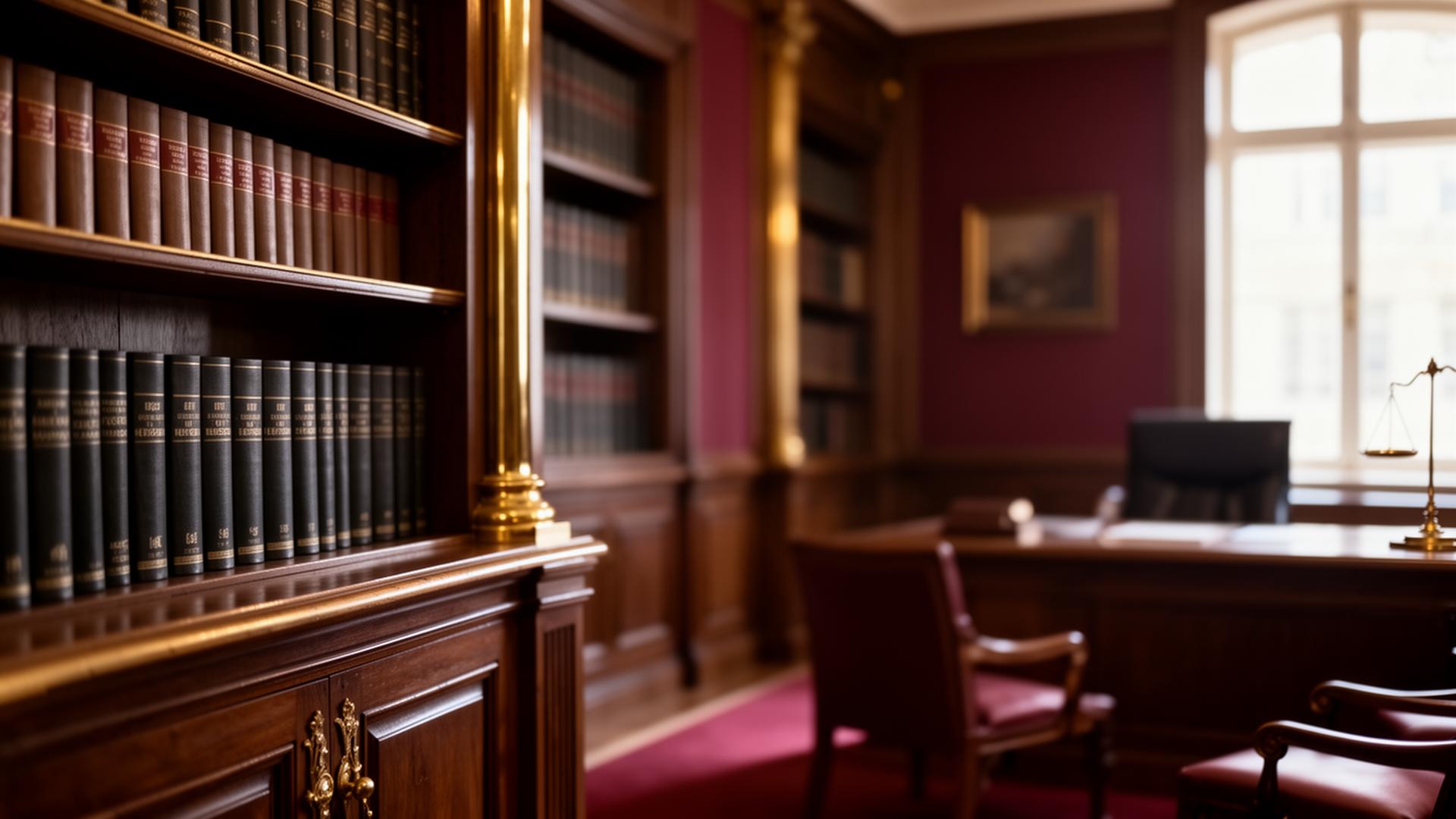 Kanzleibibliothek von Steinstrass & Partner mit klassischer Einrichtung